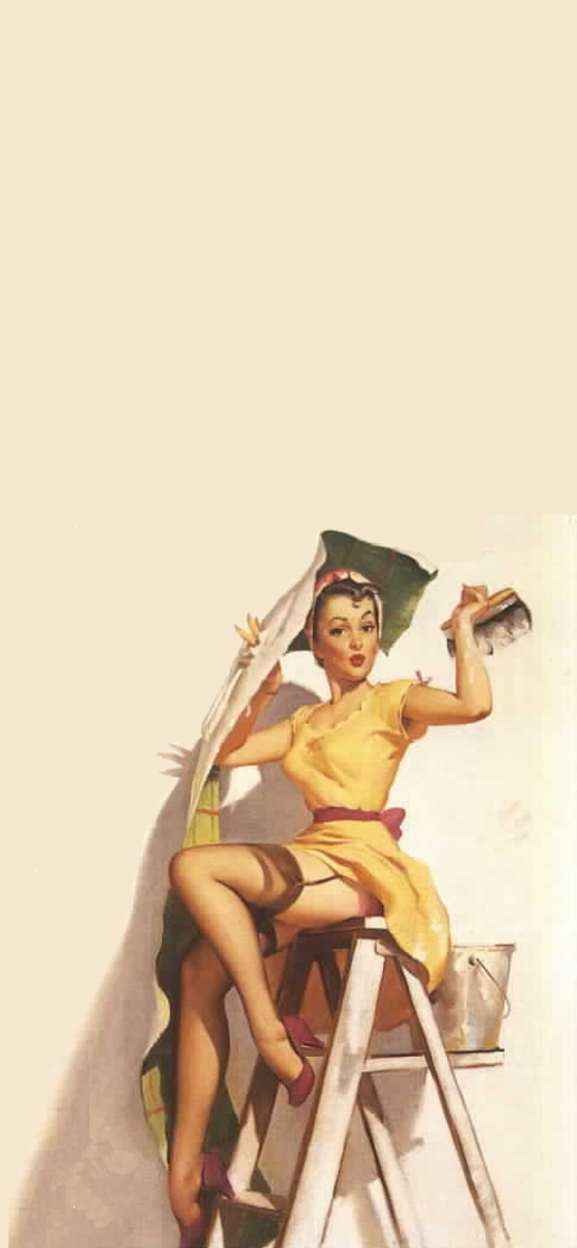 1170x2532  Картинка Vintage Pin Up на телефон iPhone 11