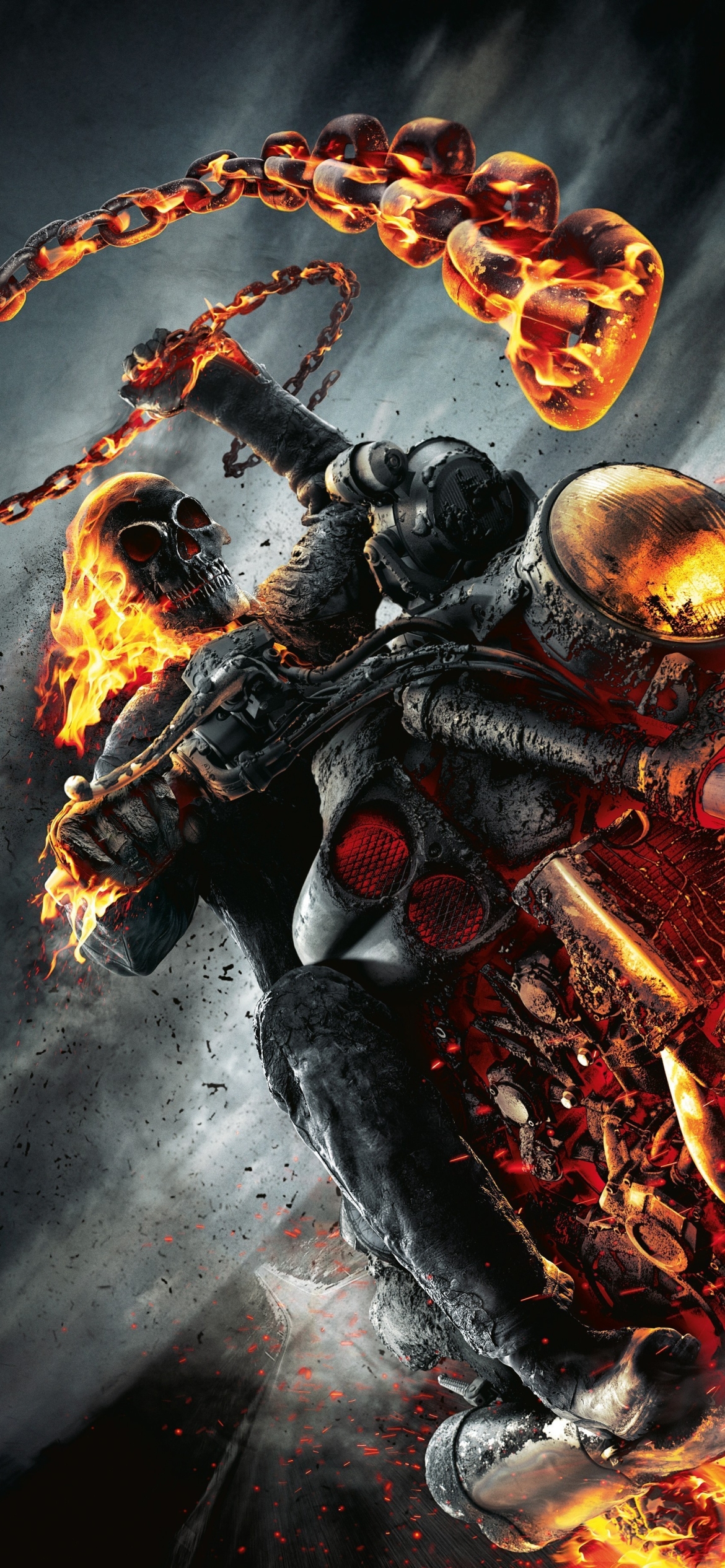 1170x2532  Призрачный гонщик - 76 фото