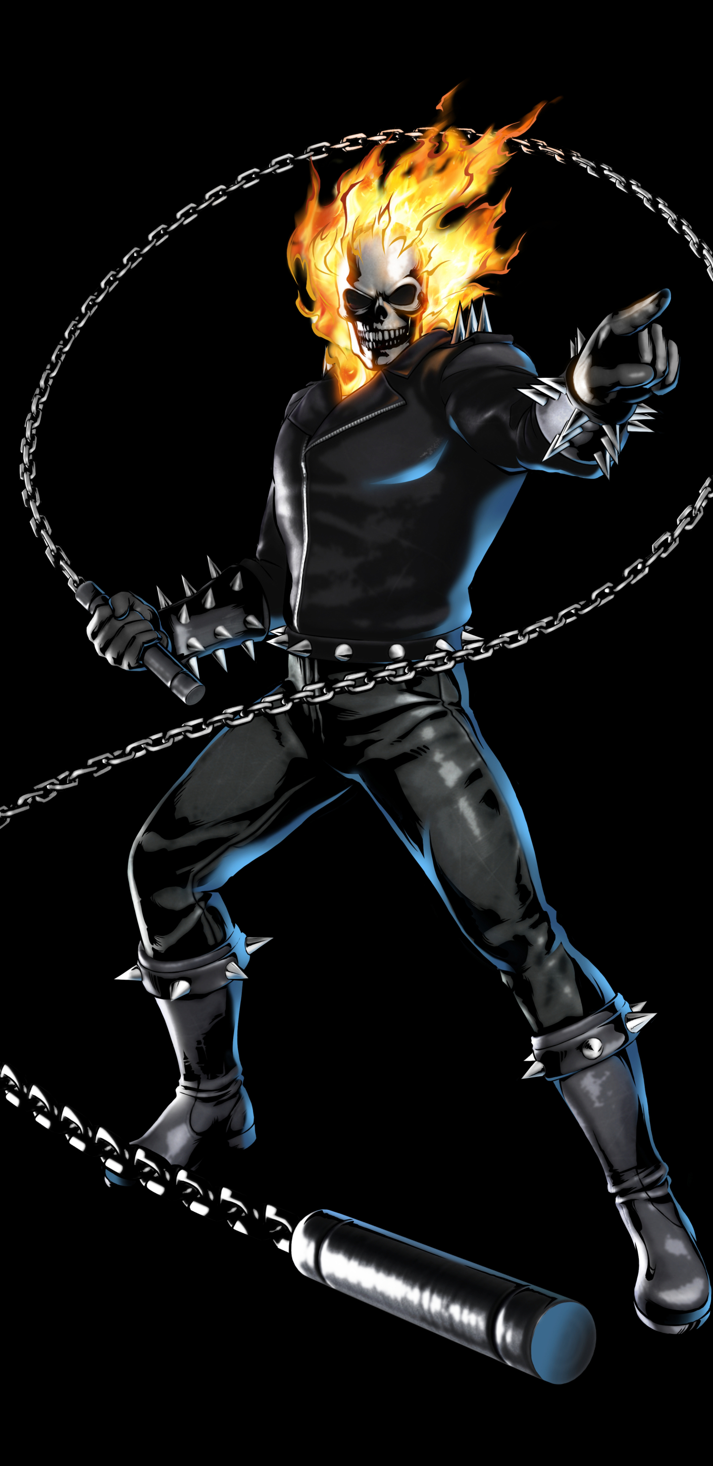 1440x2960  Призрачный гонщик арт - 60 фото