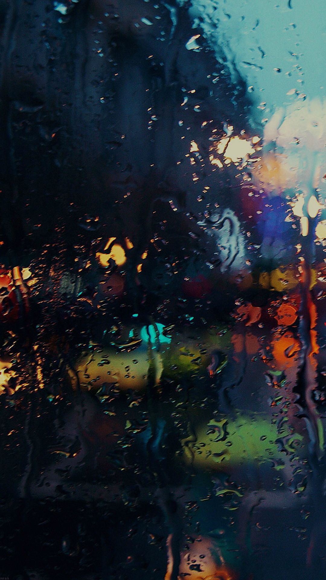 1080x1920 Дождь из окна машины Мрачная темная улица #iPhone # 7 # обои | Темная улица 