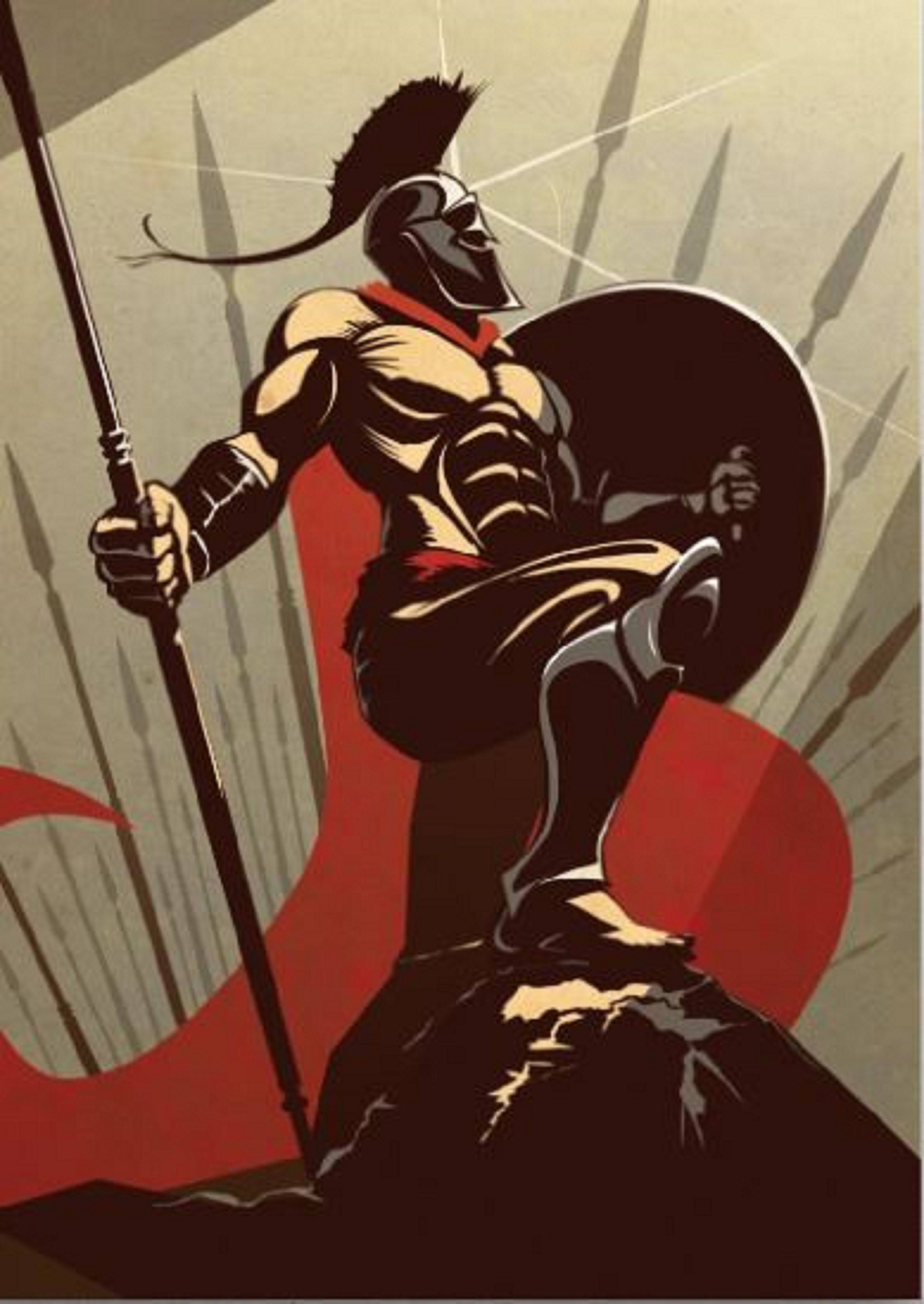 4862x6862  Спартанец. Картина маслом. Недорогие картины. Недорогой подарок в  интернет-магазине Ярмарка Мастеров по цене 5865 ₽ – THROGBY | Картины,  Москва - доставка по России