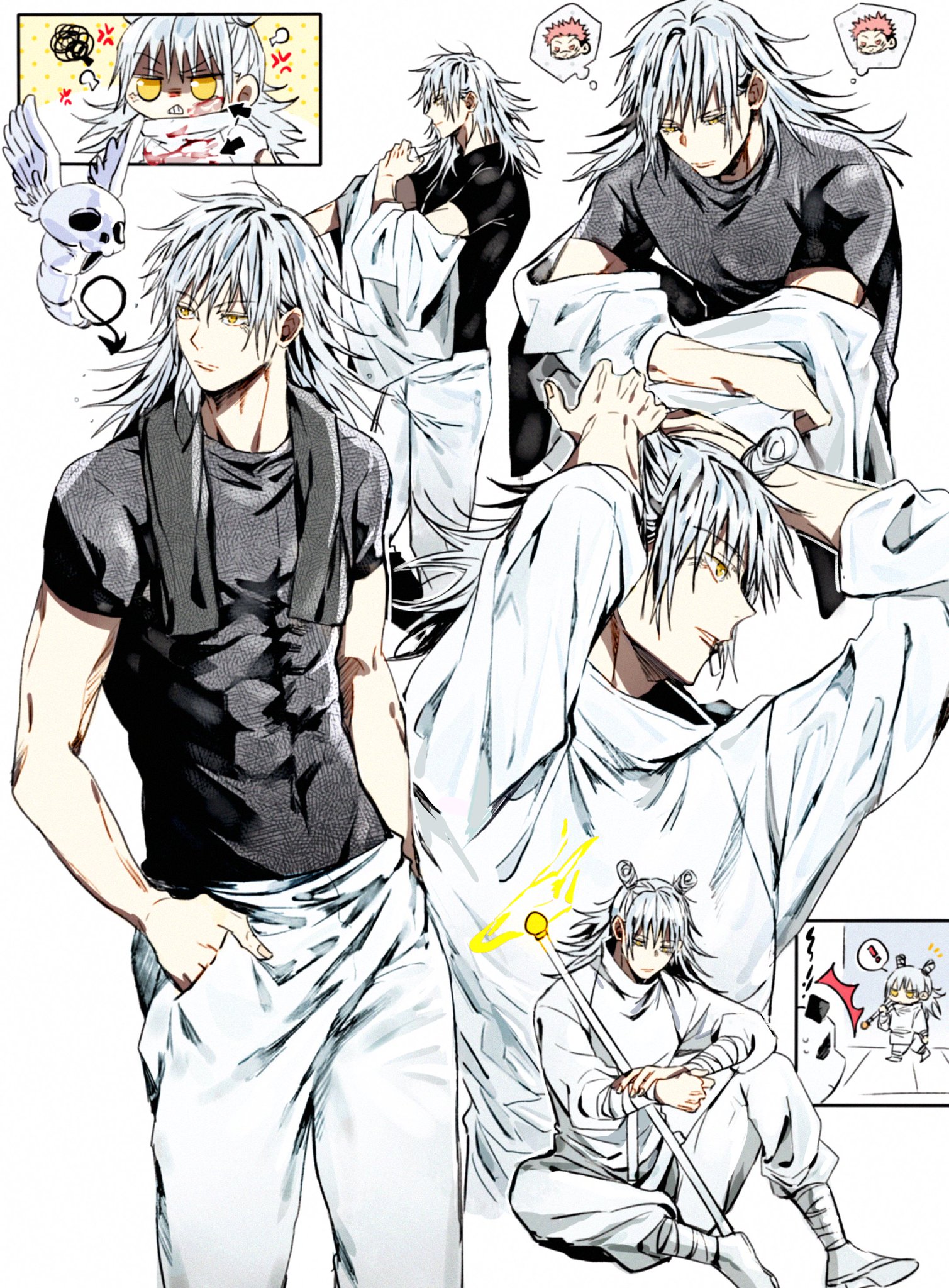 1509x2048  Касимо Хадзиме (Hajime Kashimo) - Дзюдзюцу Кайсен - Zerochan Anime Image Board