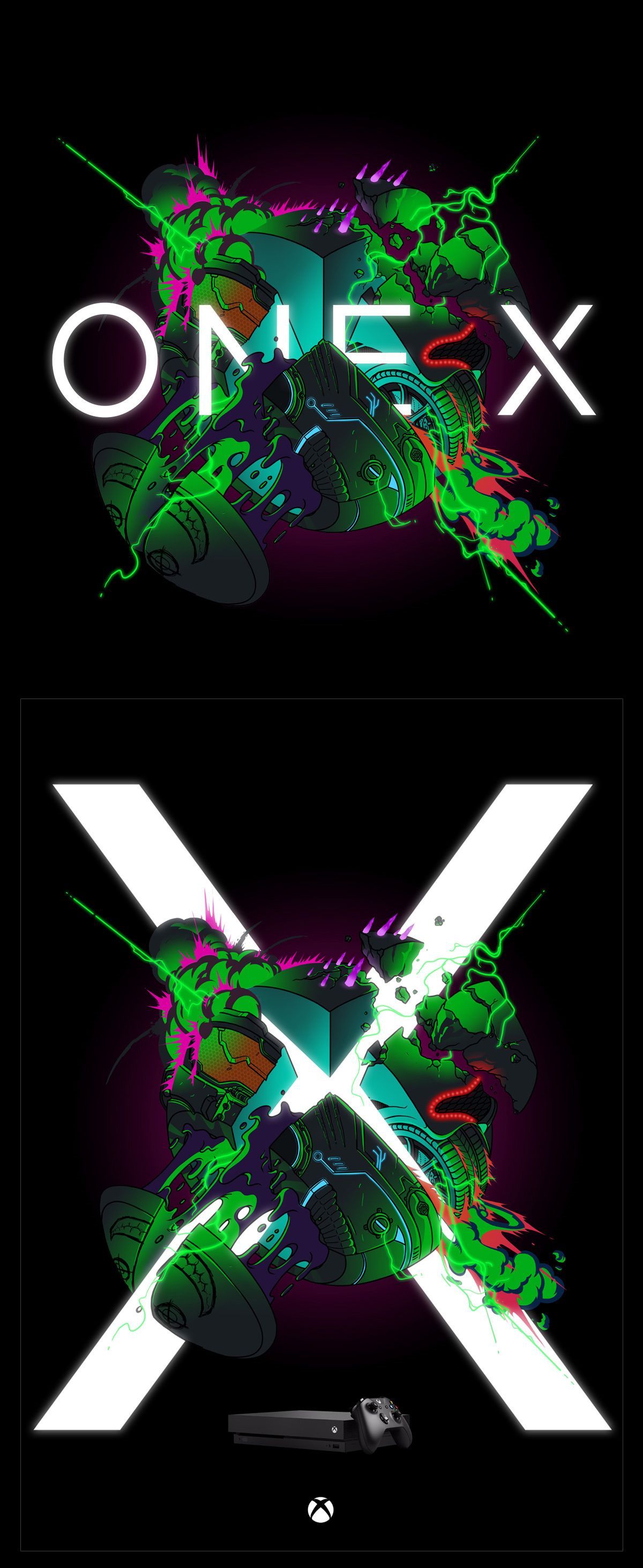 1200x2925  Обои Xbox для iPhone — пещера обоев