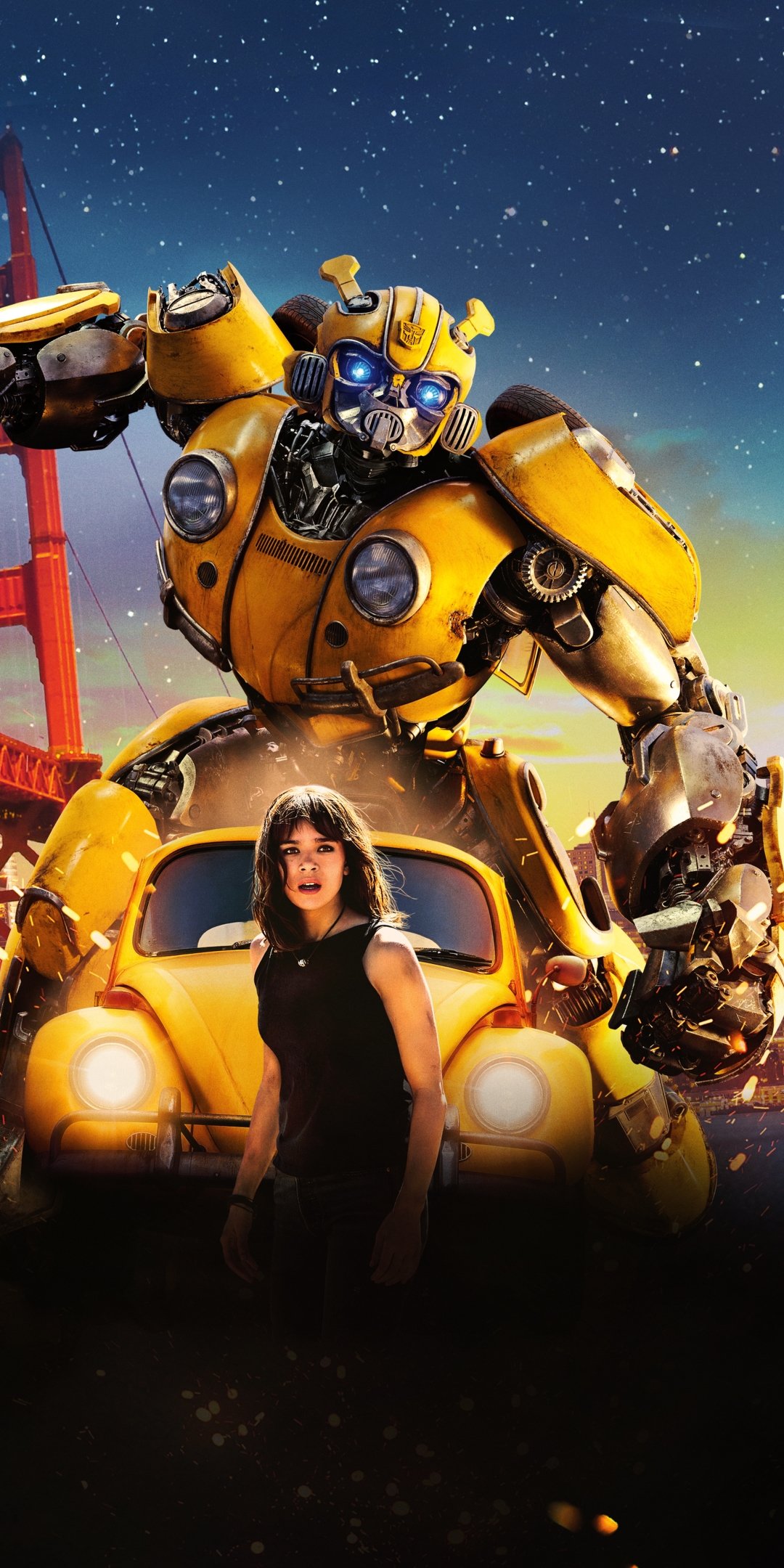 1080x2160  Обои на телефон: Кино, Хейли Стейнфилд, Бамблби (Трансформеры), Хейли  Стейнфельд, Бамблби, 1322860 скачать картинку бесплатно.