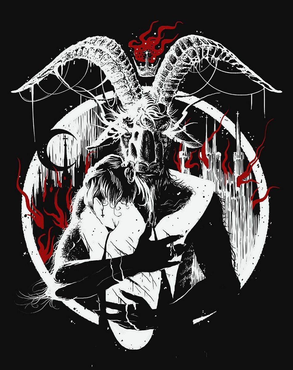 952x1200  Дьявол Бафомет - 62 фото