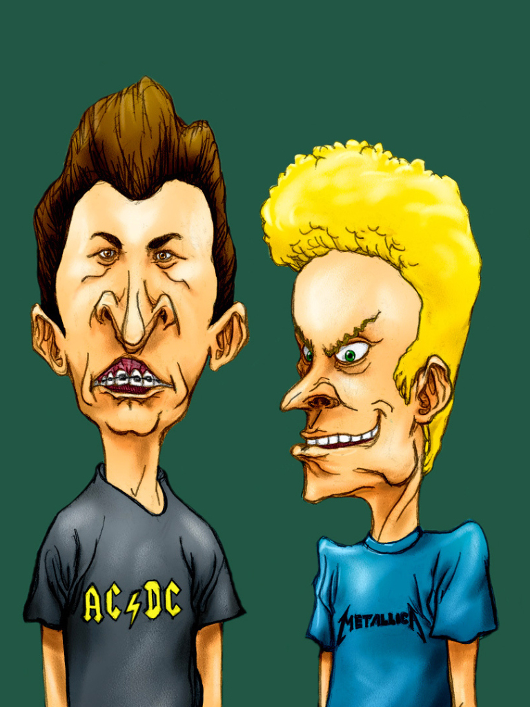 768x1024  Скачать обои \"Бивис И Батт Хед\" на телефон в высоком качестве, вертикальные  картинки \"Бивис И Батт Хед\" бесплатно