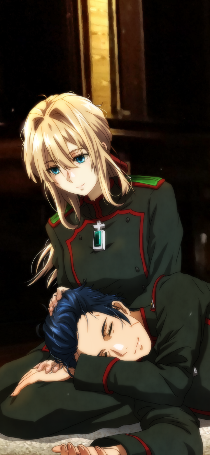 720x1560  Аниме Вайолет и Гилберт - 28 фото