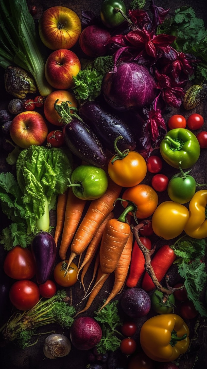 816x1456  Вкусные и сочные обои на телефон от нейросети | Пикабу