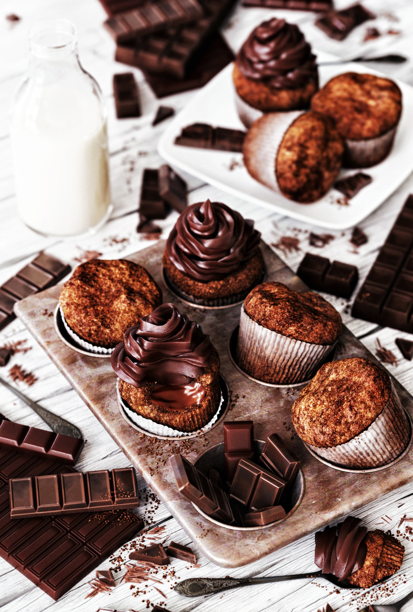 1350x2000  Cupcake - Работа из галереи 3D Моделей