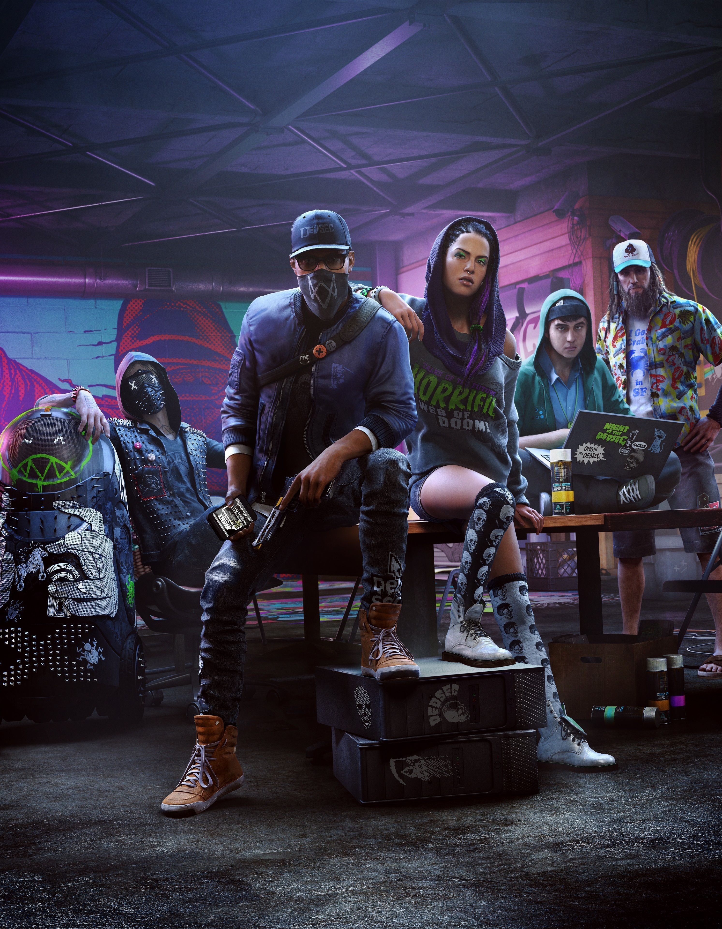 2986x3840  Wallpaper HD Watch Dogs 2 - Dedsec Team #WatchDogs2 #MarcusHolloway #PC  #PS4 #XboxOne #Ubisoft #sho… | Papéis de parede de jogos, Musicas amor,  Personagens de games