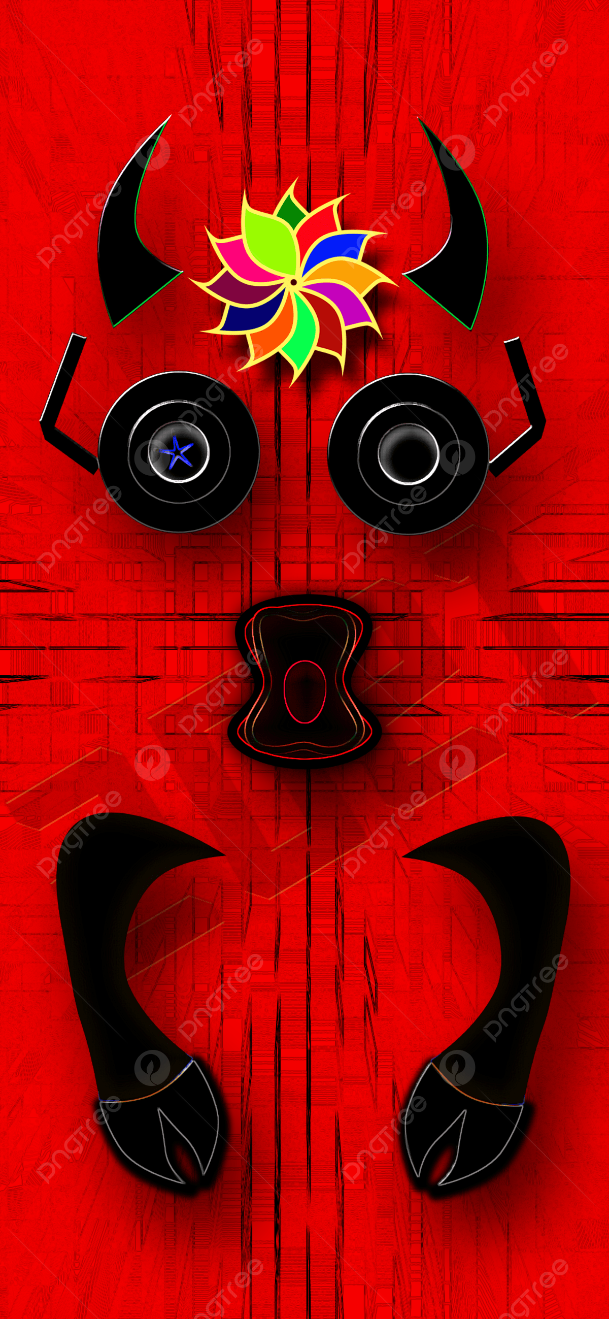 1200x2598  Абстрактные обои для мобильного телефона мемфис | Бесплатно векторы