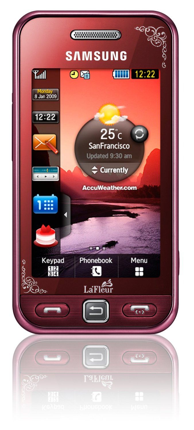 676x1500  Мобильный телефон Samsung S5230 La Fleur (красный): цена, описание, отзывы