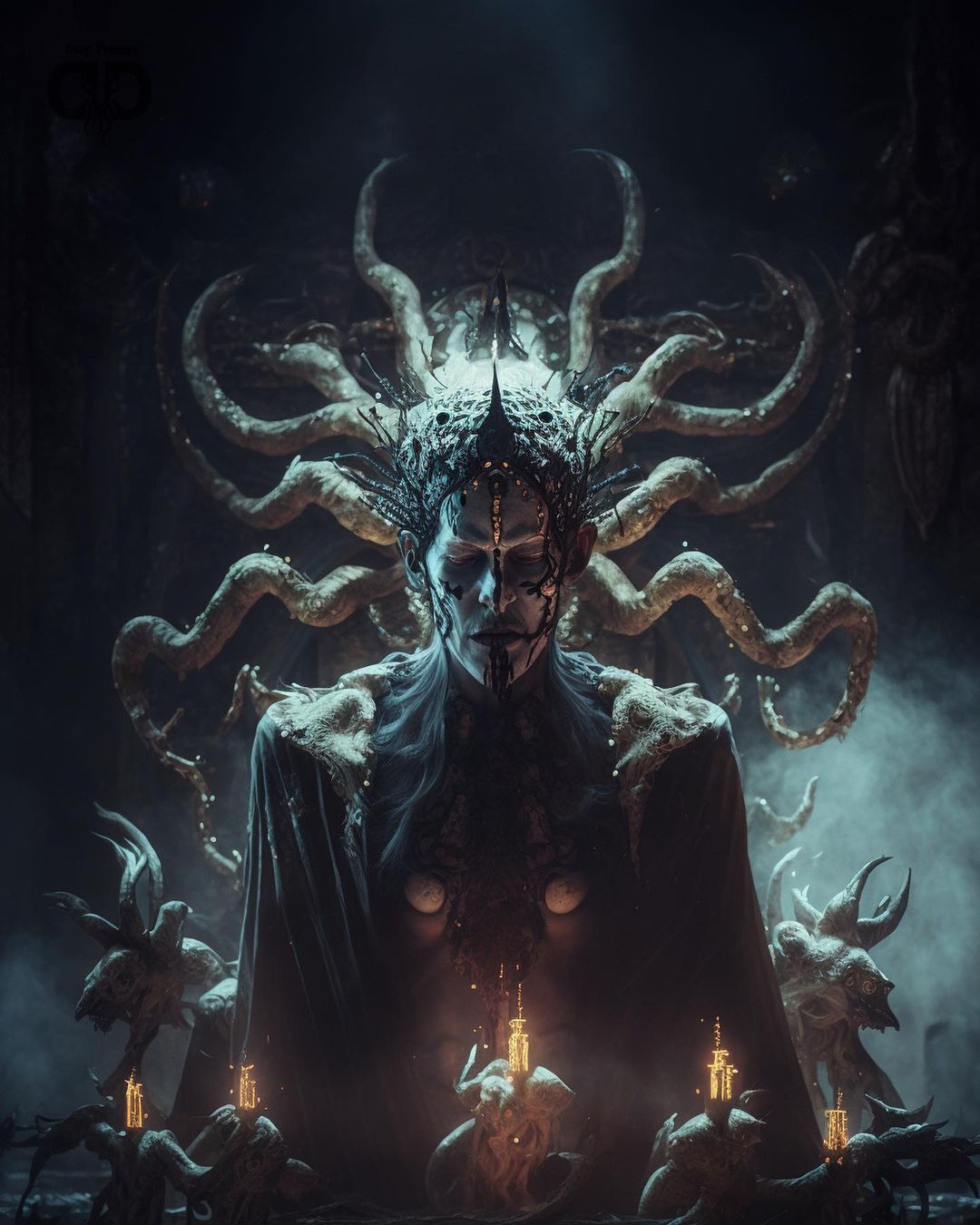 1080x1350  Серия \"Культ Кксаксуклута, сына Азатота\" | Midjourney | Пикабу