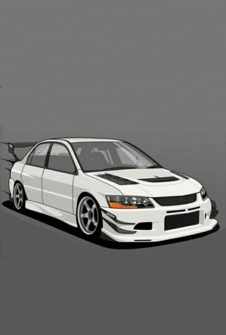 750x1114  Скачать 1080x1920 mitsubishi, lancer, черный, вид сбоку обои, картинки  samsung galaxy s4, s5, note, sony xperia z, z1, z2, z3, htc one, lenovo vibe