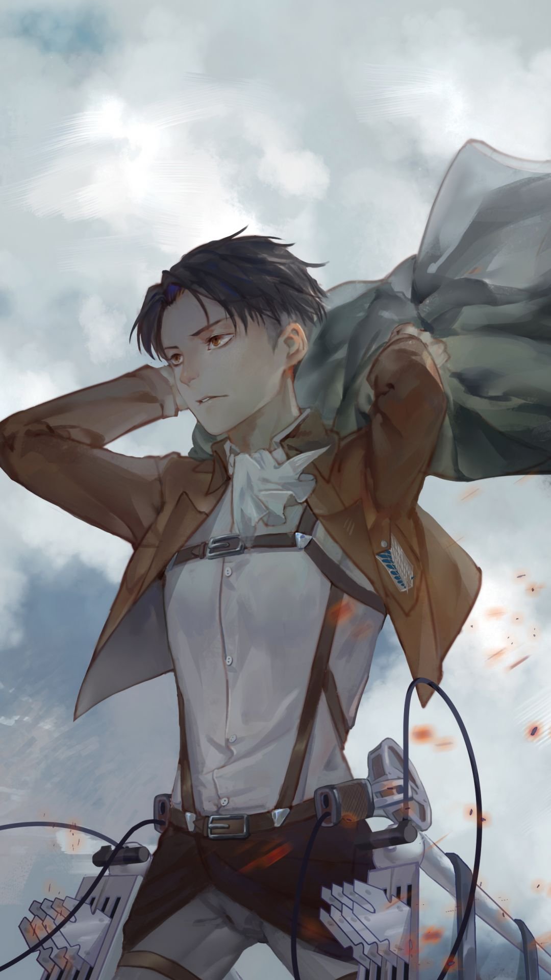 1080x1920  Обои с Леви из атаки титанов - 60 фото