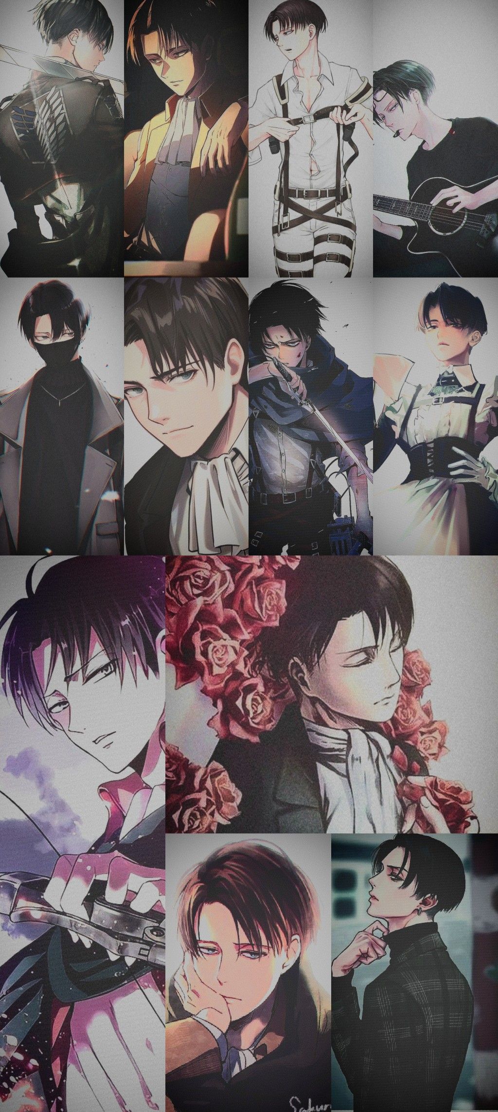 1024x2286  Леви Аккерман Аниме \"Атака титанов\" в 2023 г | Аниме, Обои