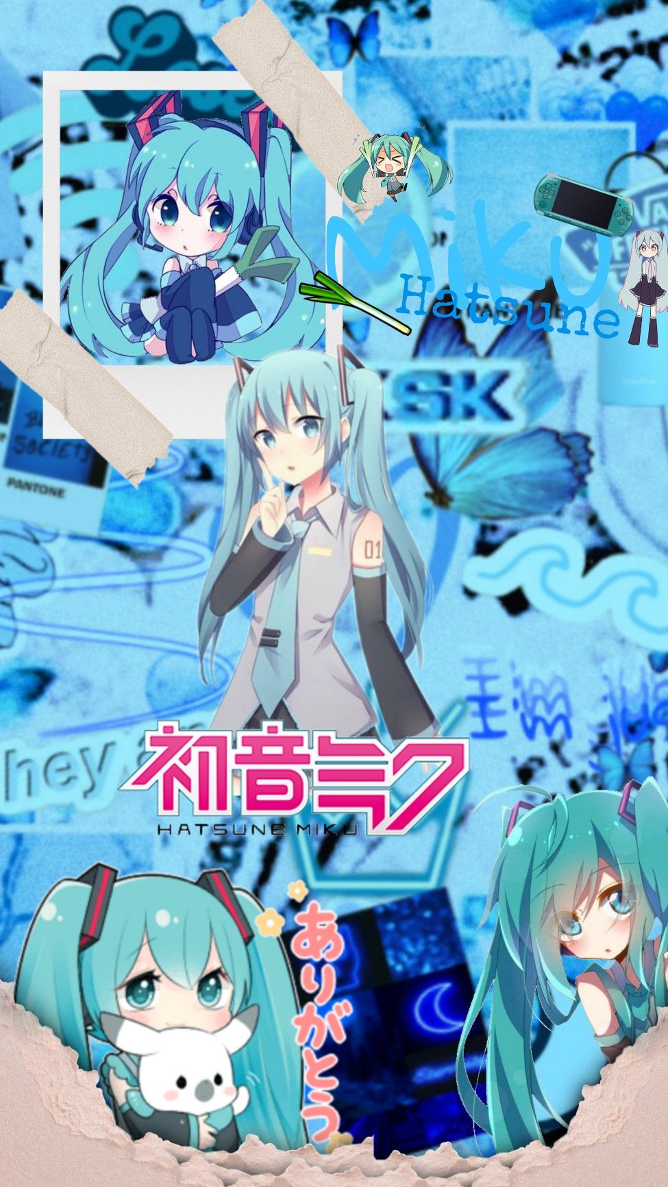 Hatsune Miku wallpaper | Стикер-арт, Милые рисунки, Хацунэ мику