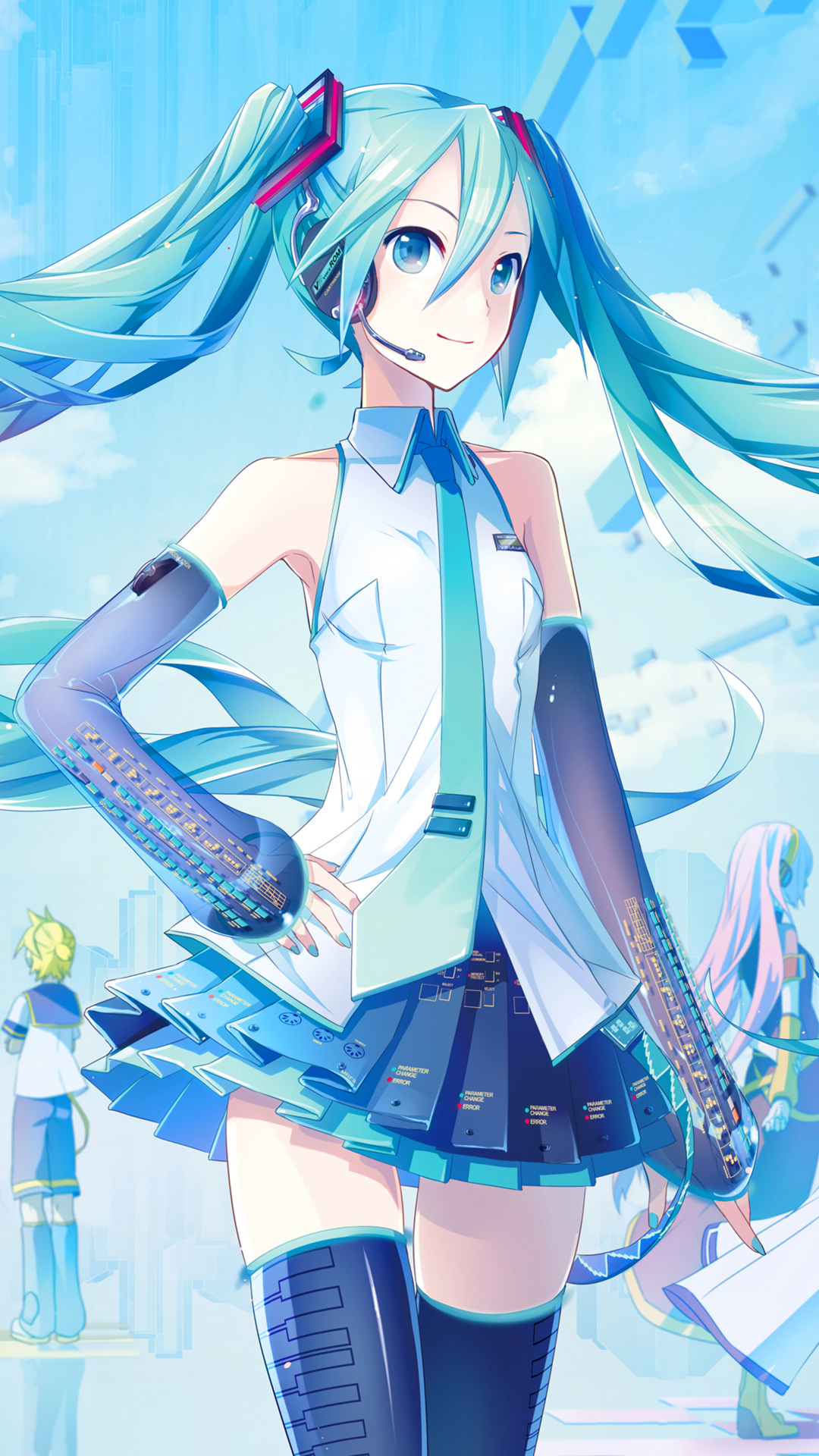 1080x1920  Hatsune Miku by えこいくしま - Mobile Abyss