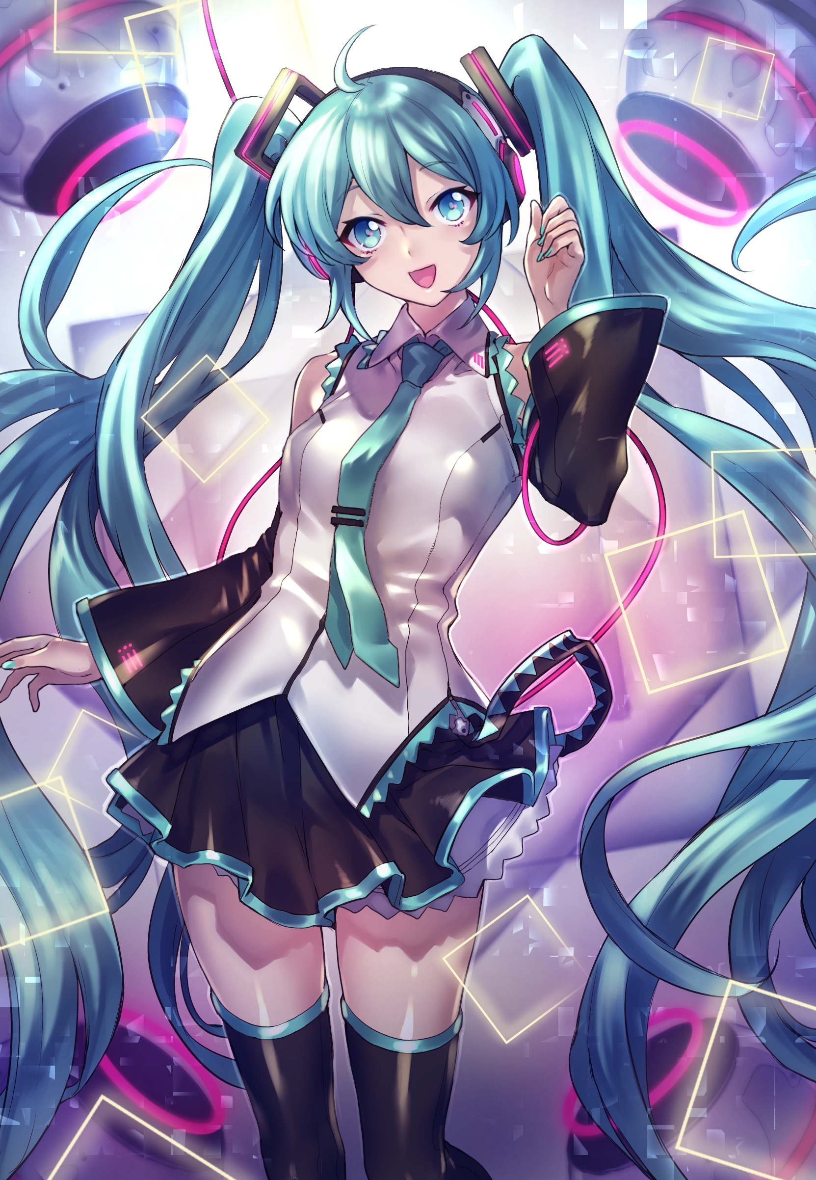 1663x2404  Hatsune Miku - VOCALOID - Mobile Wallpaper by maruchi #2059041 - Zerochan  Anime Image Board