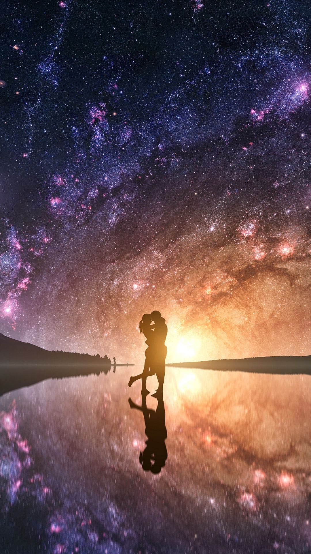 1080x1920  Звездное небо обои