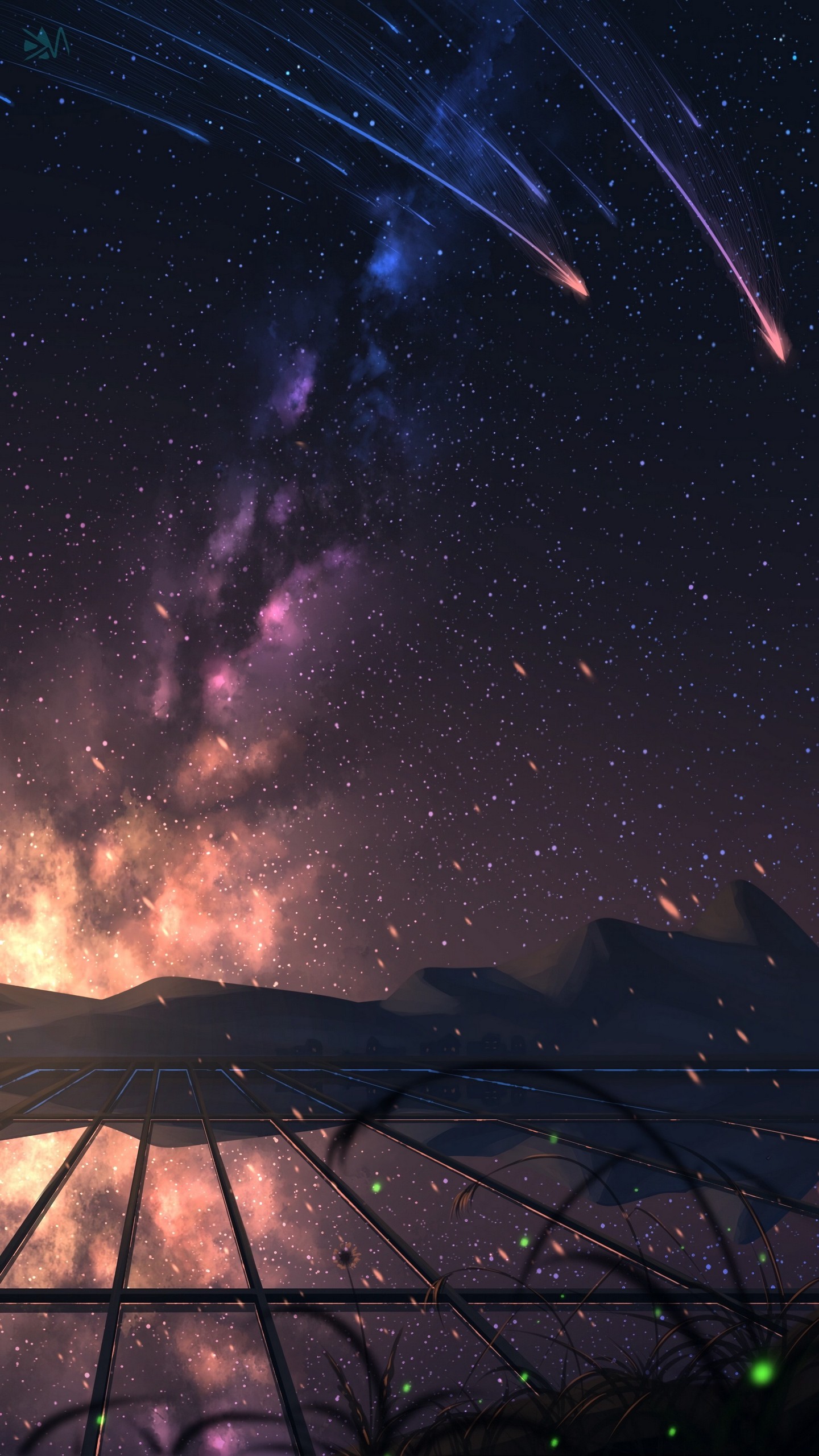 1440x2560  Красивые заставки звездное небо на телефон (34 фото)