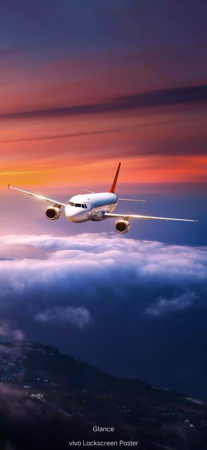 720x1560  Pin by emma on Wallpapers | Landscape photography nature, Airplane wallpaper,  Air india flight