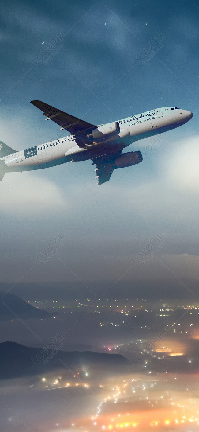 650x1407  Самолет Небо мобильный телефон обои изображение_Фото номер 400521484_JPG  Формат изображения_ru.lovepik.com