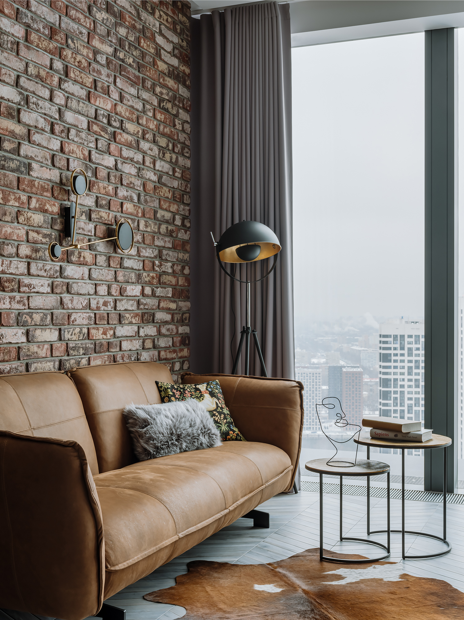 1496x2000  Уютный лофт 50 м² в Москве | myDecor