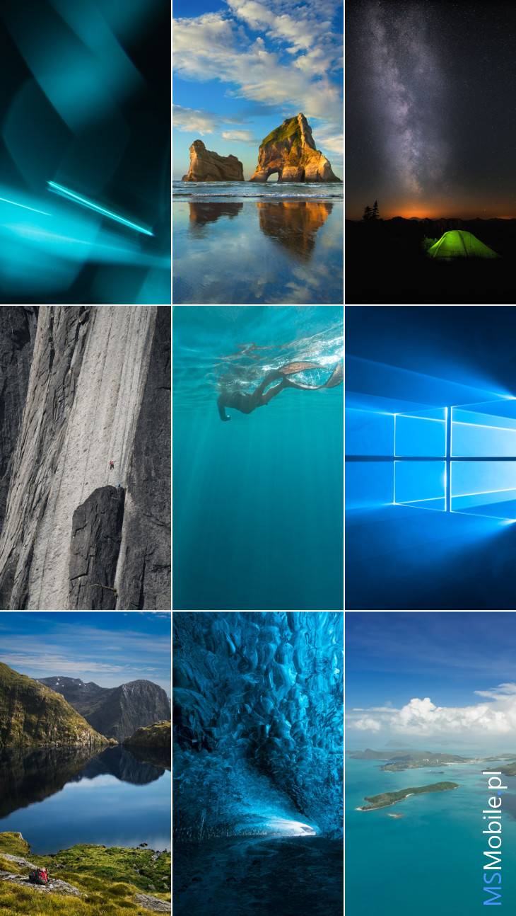 730x1294  Скачайте официальные обои Windows 10 Mobile 10162
