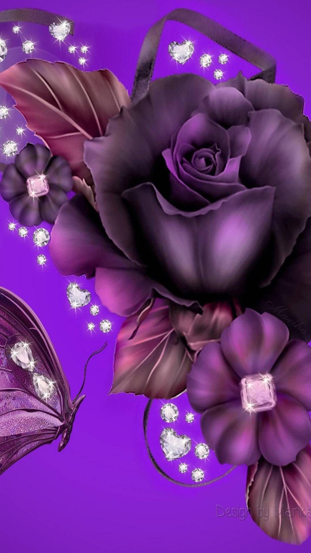 1080x1920  Обои на телефон розы вертикальные мерцающие - фото и картинки  abrakadabra.fun