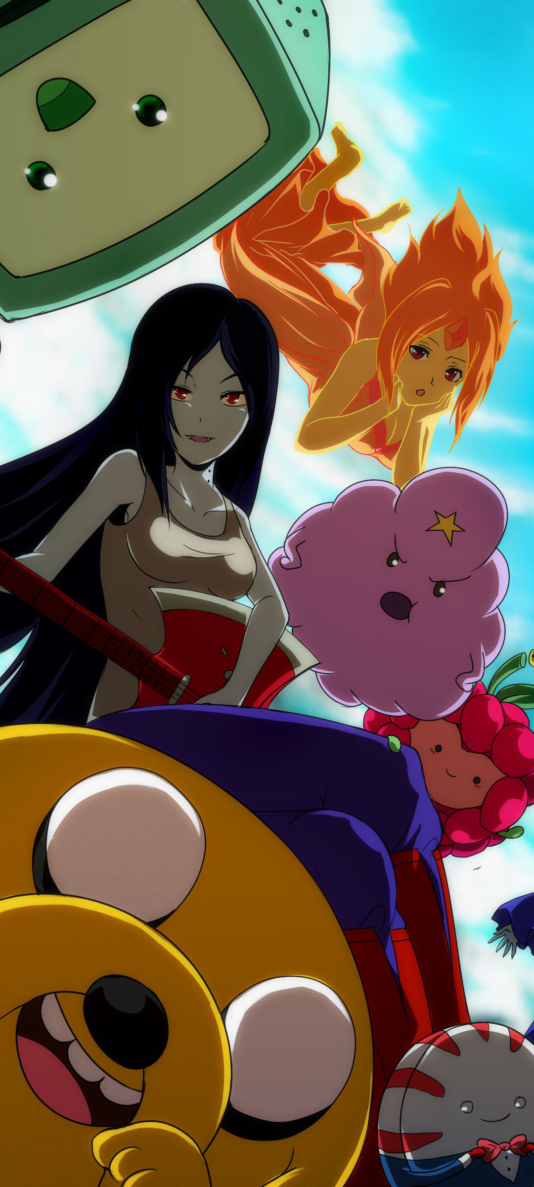 1080x2400  https://wallpapers-clan.com/wallpapers/adventure-time-jake-yellow/