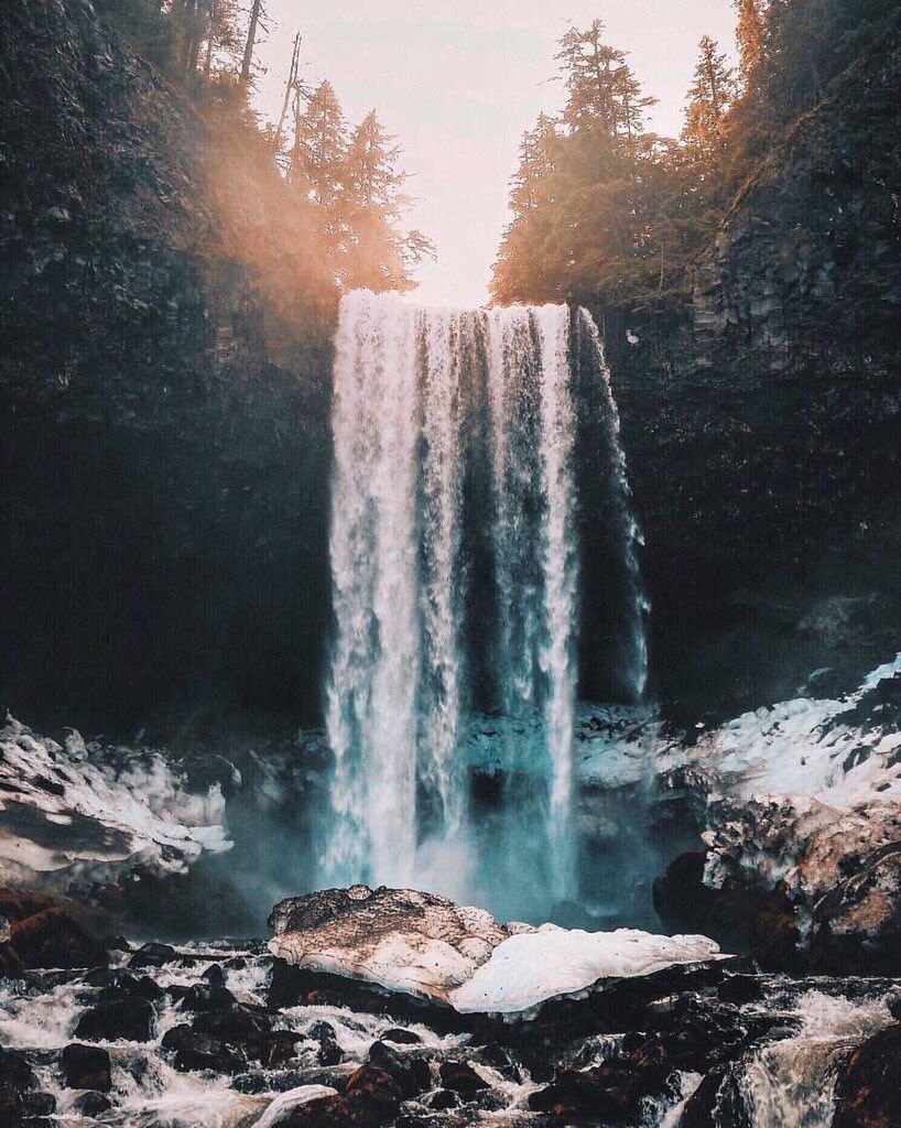 818x1024  Обои на телефон: Обрыв, Лед, Вода, Природа, Водопад, 65969 скачать картинку  бесплатно.