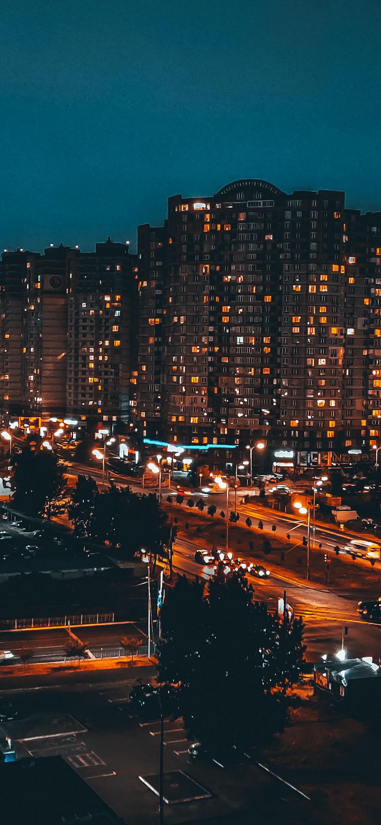 1284x2778  Ночь город обои на телефон [12+ изображений]