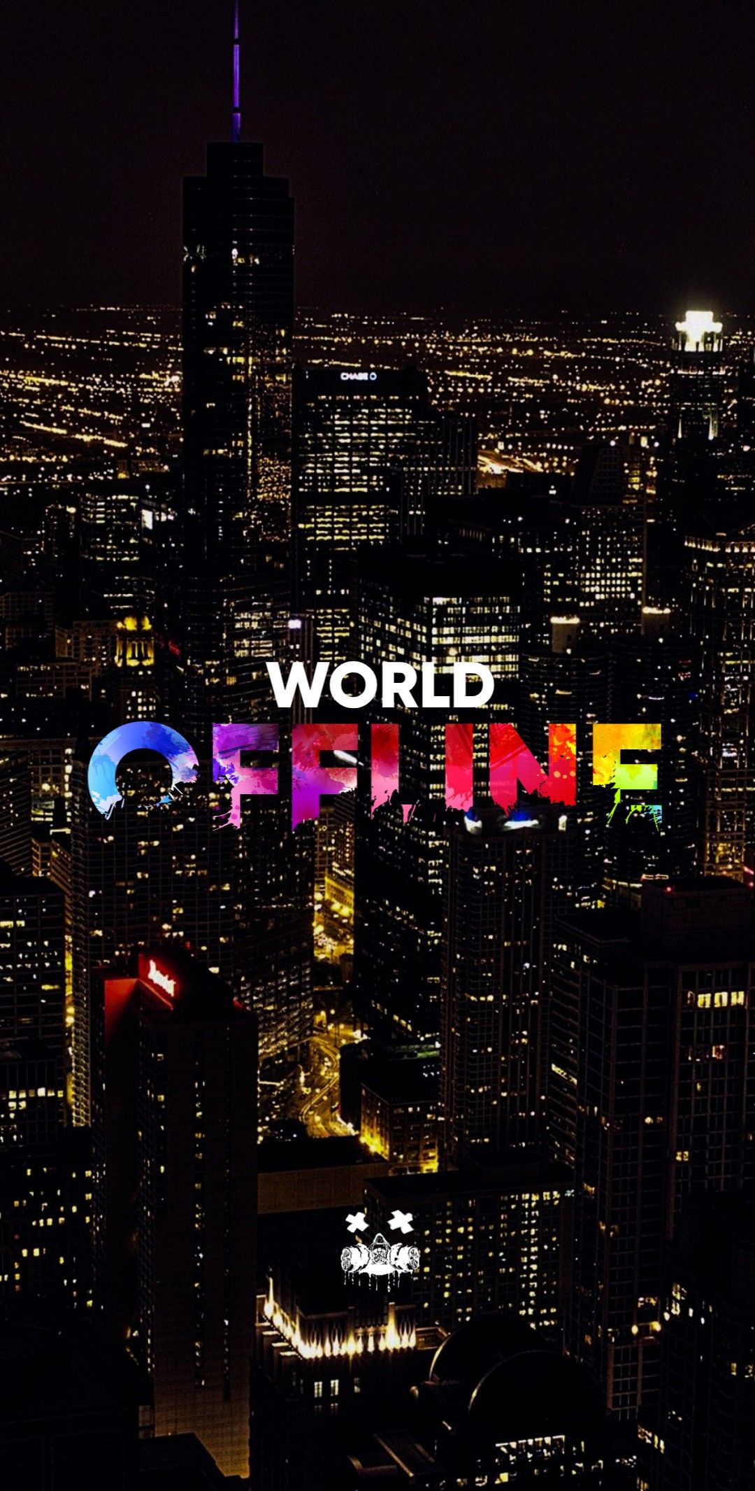 1080x2131  Wallpaper \"World offline\" / Обои \"World offline\" | Обои для телефона, Обои,  Надписи