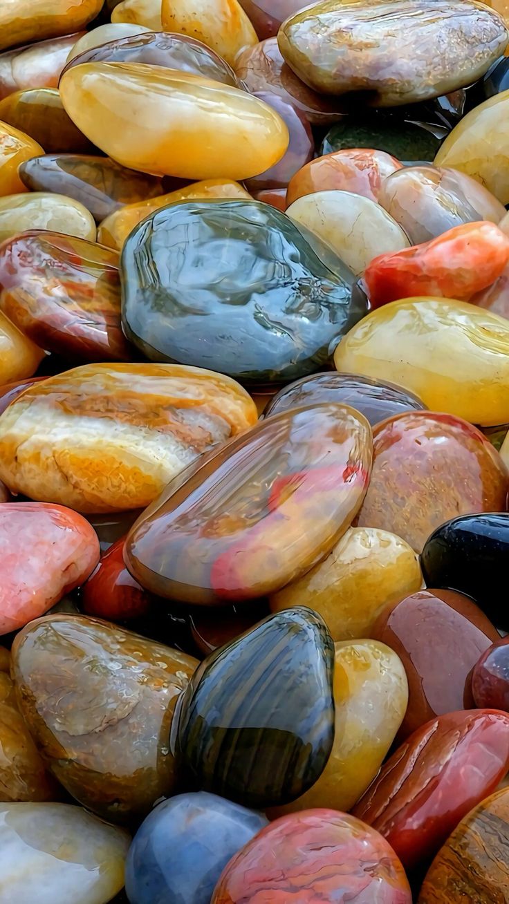 736x1308  Разноцветные камни в 2023 г | Камни, Природные камни, Обои с каменным узором