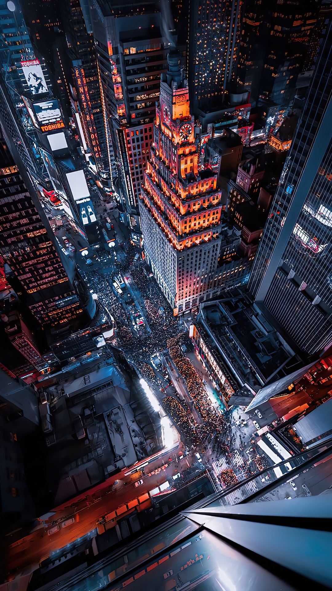 1080x1920  Скачать 3927x5890 город, здания, вид сверху, нью йорк обои, картинки