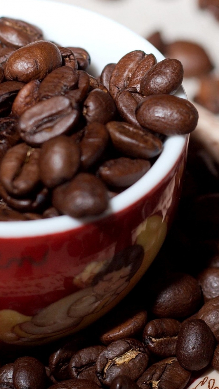 750x1334  Обои на айфон кофе - 65 фото