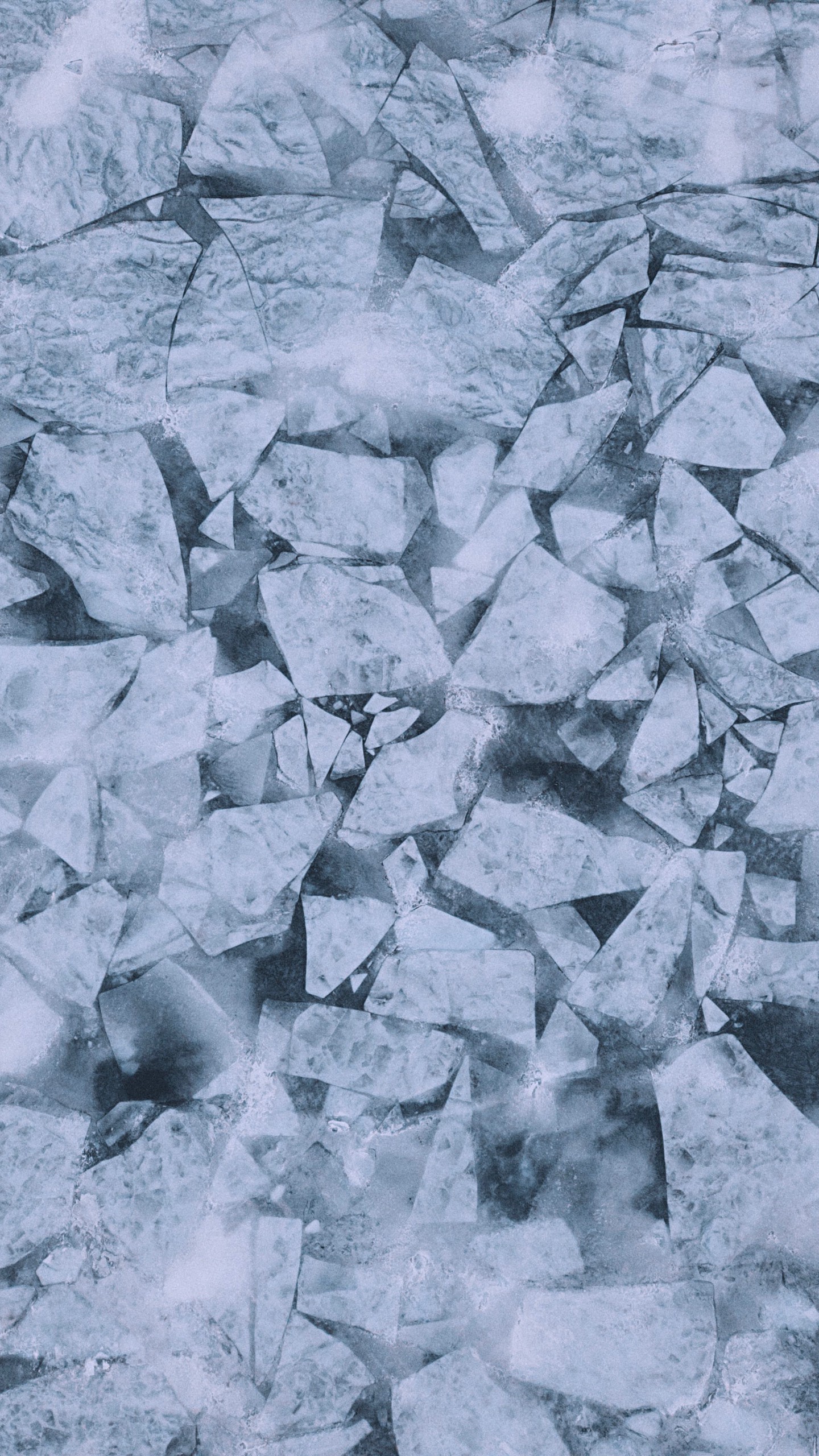 1440x2560  Обои на телефон льдины, лед, трещины, осколки - скачать бесплатно в высоком  качестве из категории \"Природа\"