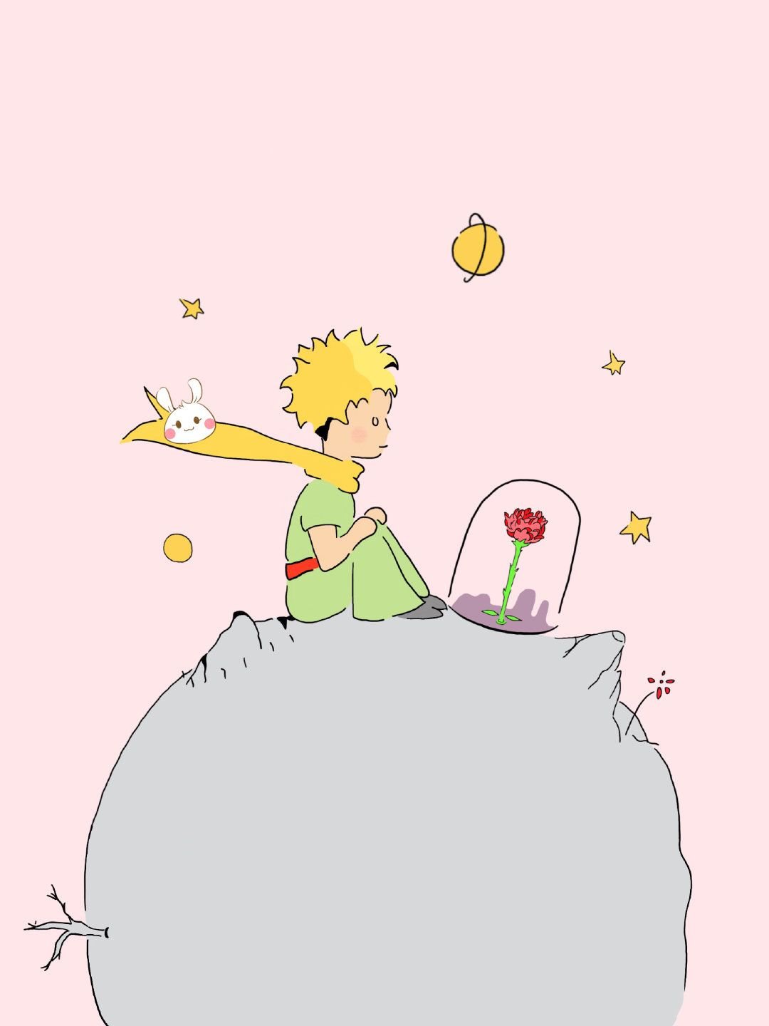 1080x1440  Картинки маленький принц черно белые - 77 фото