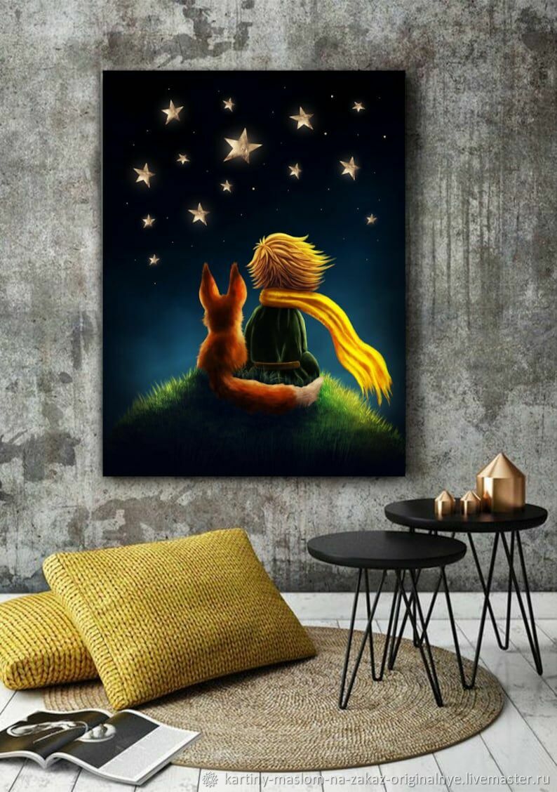 794x1128  Картина маслом на холсте Маленький принц Портрет на холсте в  интернет-магазине Ярмарка Мастеров по цене 28900 ₽ – S3KX4BY | Картины,  Москва - доставка по России