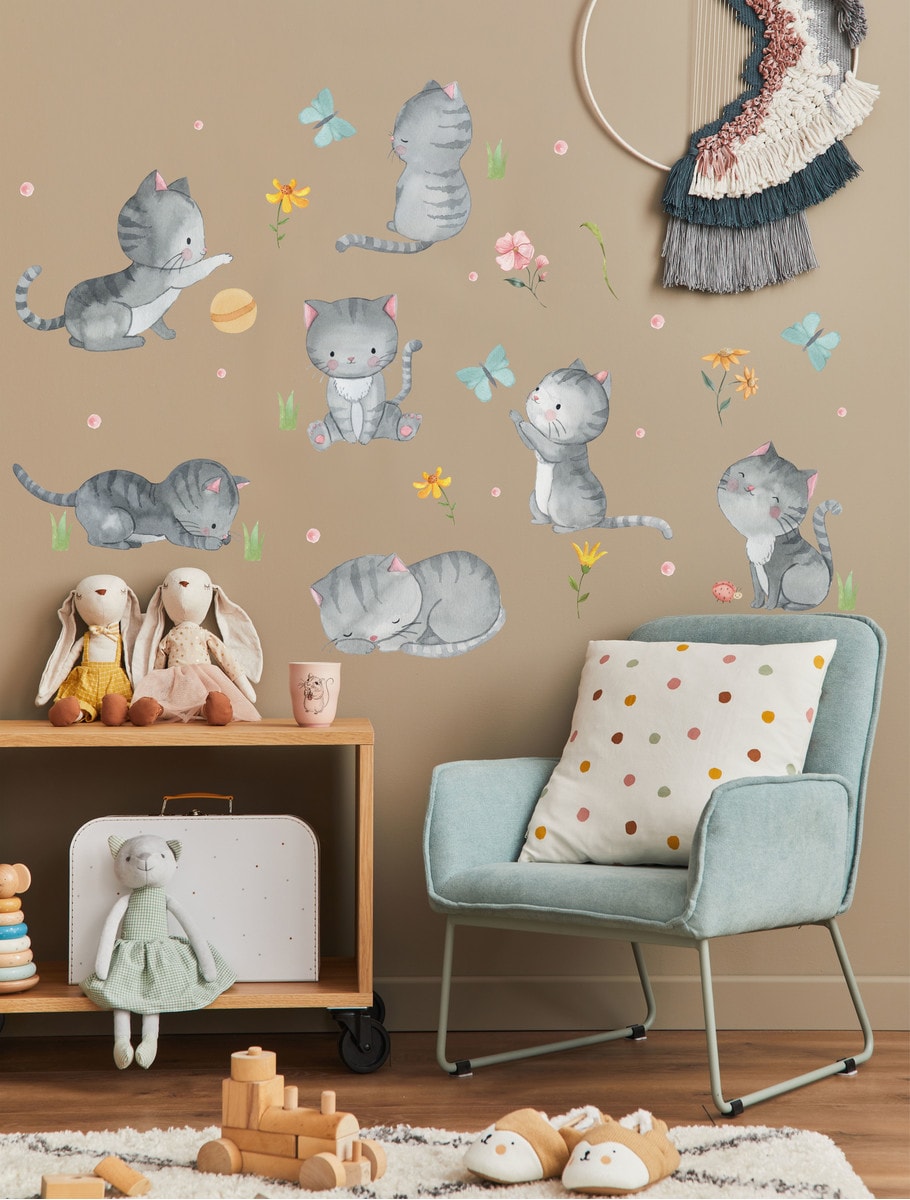 910x1200  Милые котята\" наклейки на стену