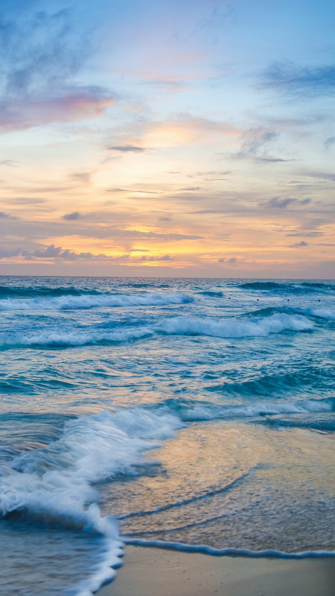 1080x1920  Обои Море, берег, камни, булыжник, вода, пена 1080x1920 iPhone 8/7/6/6S  Plus Изображение