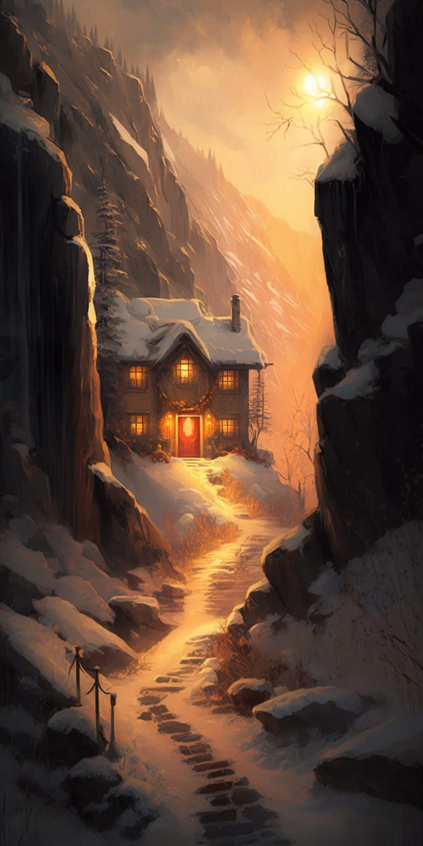 864x1728  Дом, милый дом — заставки на телефон с глоу эффектом (часть 2) | Пикабу