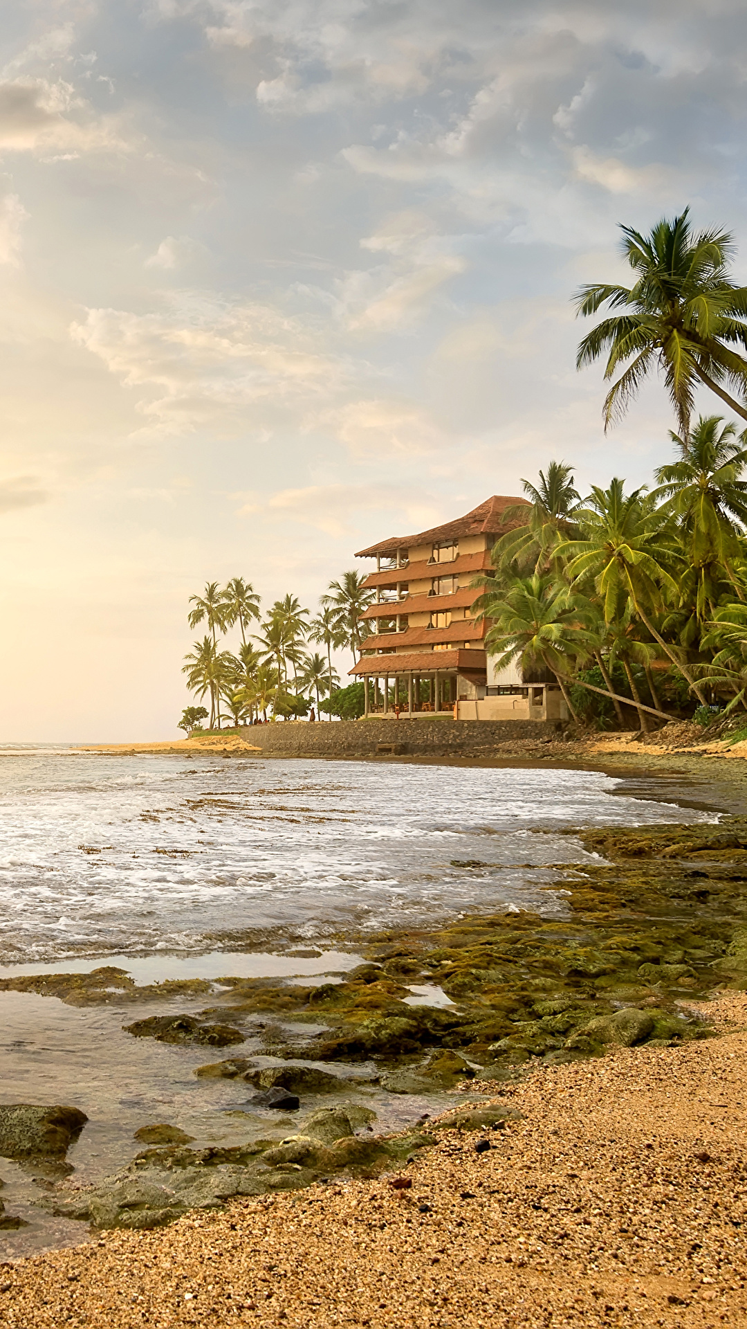 1080x1920  Обои для рабочего стола Шри-Ланка Море Природа Небо Пейзаж 1080x1920