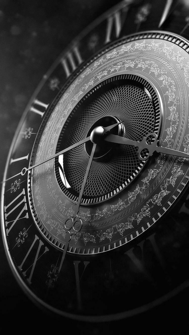 750x1333  Pin by In TheCorner on H i m ♂ | Clock wallpaper, Antique clock, Galaxy  phone wallpaper