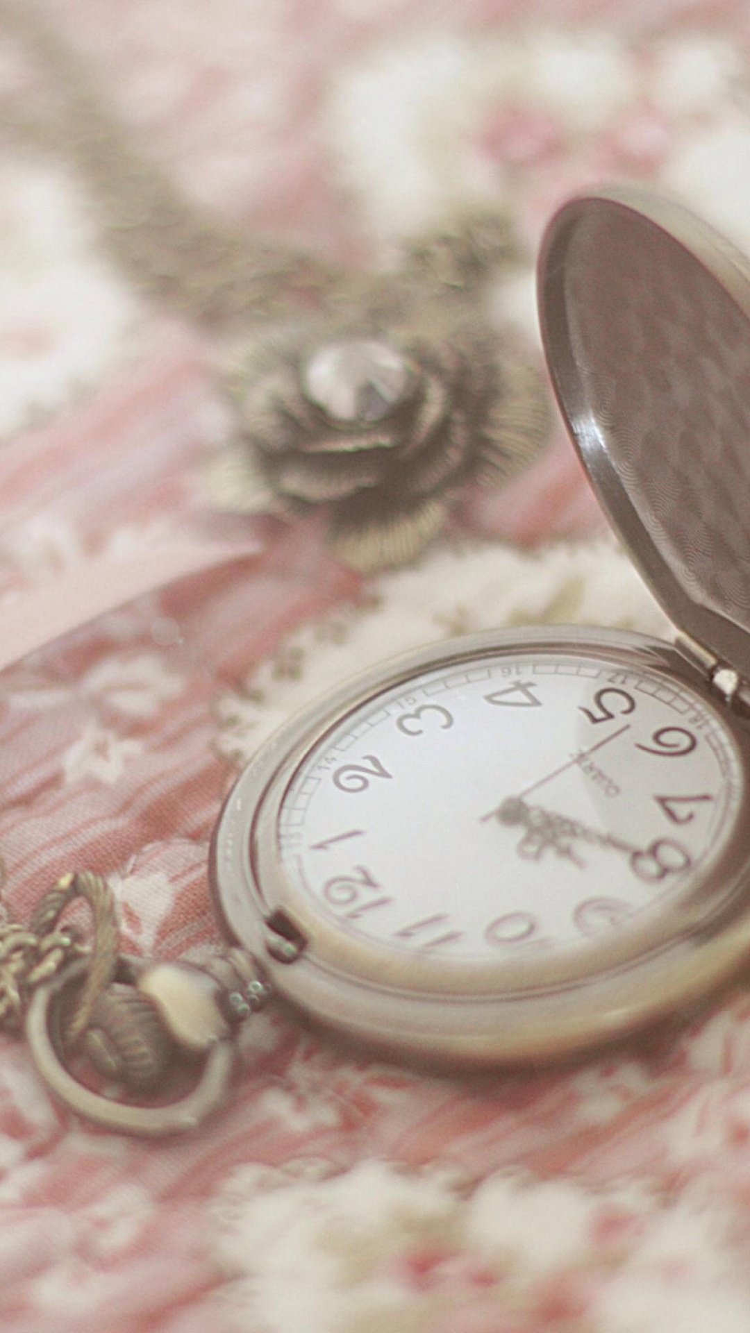 1080x1920  Обои часы, розовый, карманные часы, модный аксессуар, персик на телефон  Android, 1080x1920 картинки и фото бесплатно