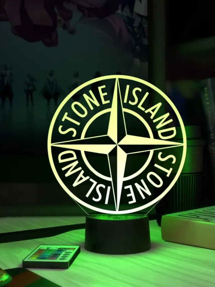 900x1200  3Д-светильник \"Stone Island\" – купить по низкой цене (1490 руб) у  производителя в Москве | Интернет-магазин «3Д-Светильники»