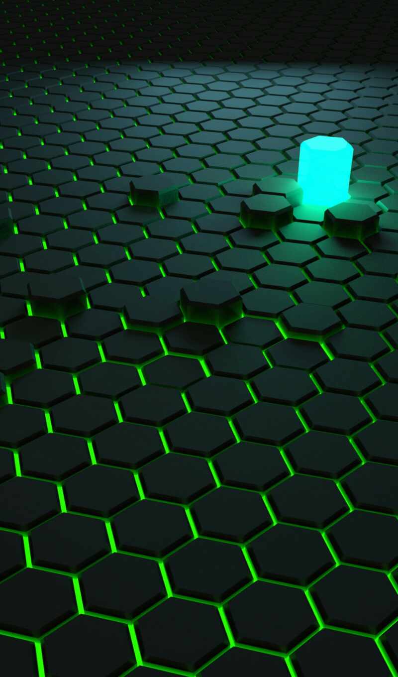 800x1360  Обои зеленый, свет, соты, раздел Абстракция, размер 1440x2960 - скачать  бесплатно картинку на рабочий стол и телефон