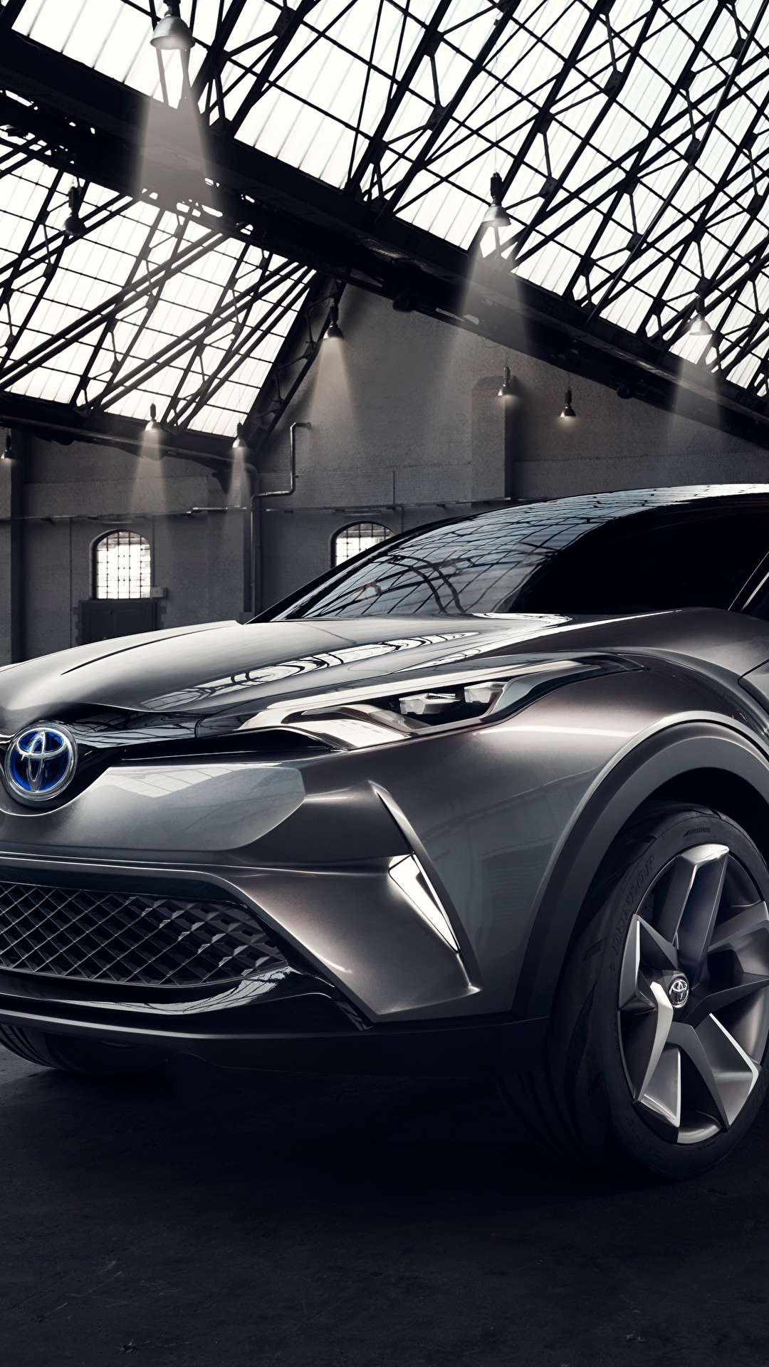 1080x1920  Картинки Toyota C-HR, 2015, Concept автомобиль 1080x1920