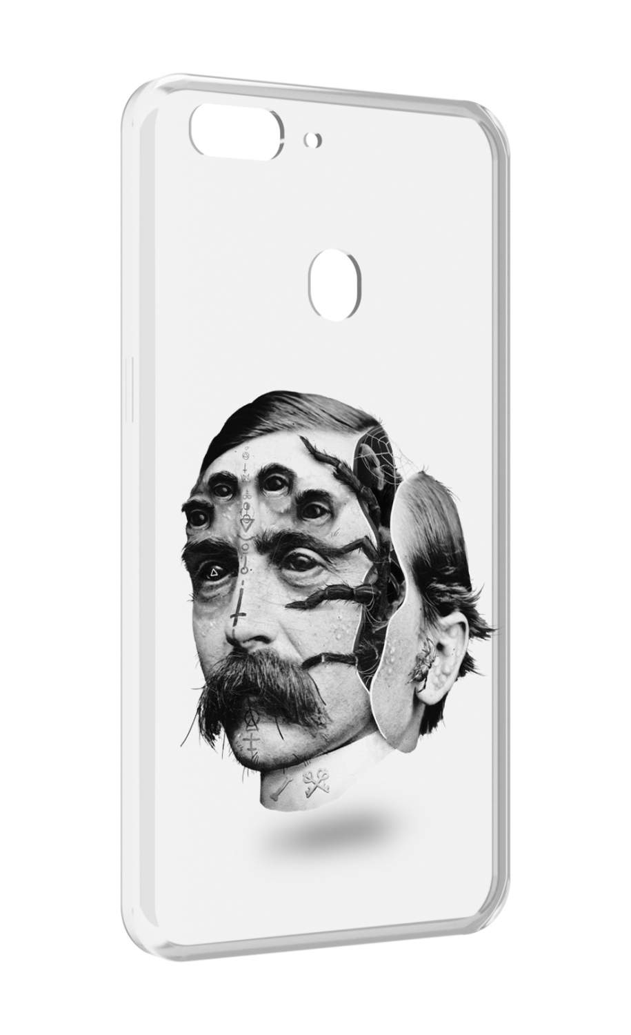915x1500  Чехол MyPads страшное лицо мужчины для Oppo Realme 2, купить в Москве, цены  в интернет-магазинах на Мегамаркет